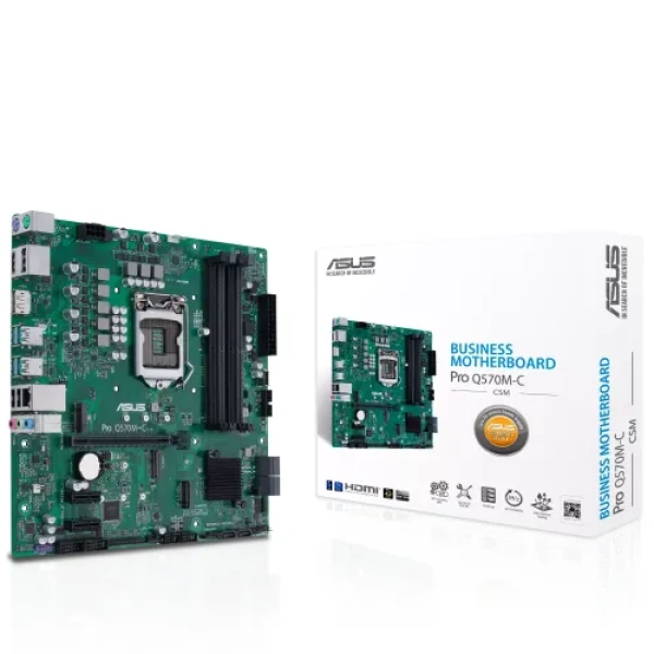 ASUS Pro Q570M-C/CSM Micro-ATX Motherboard (LGA 1200 Socket)